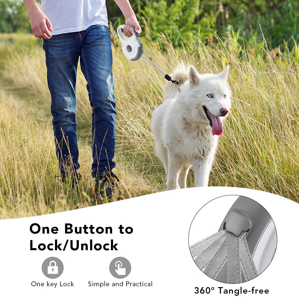 Retractable Reflective Dog Walking Tractor For Pet Products - Fur Retreat