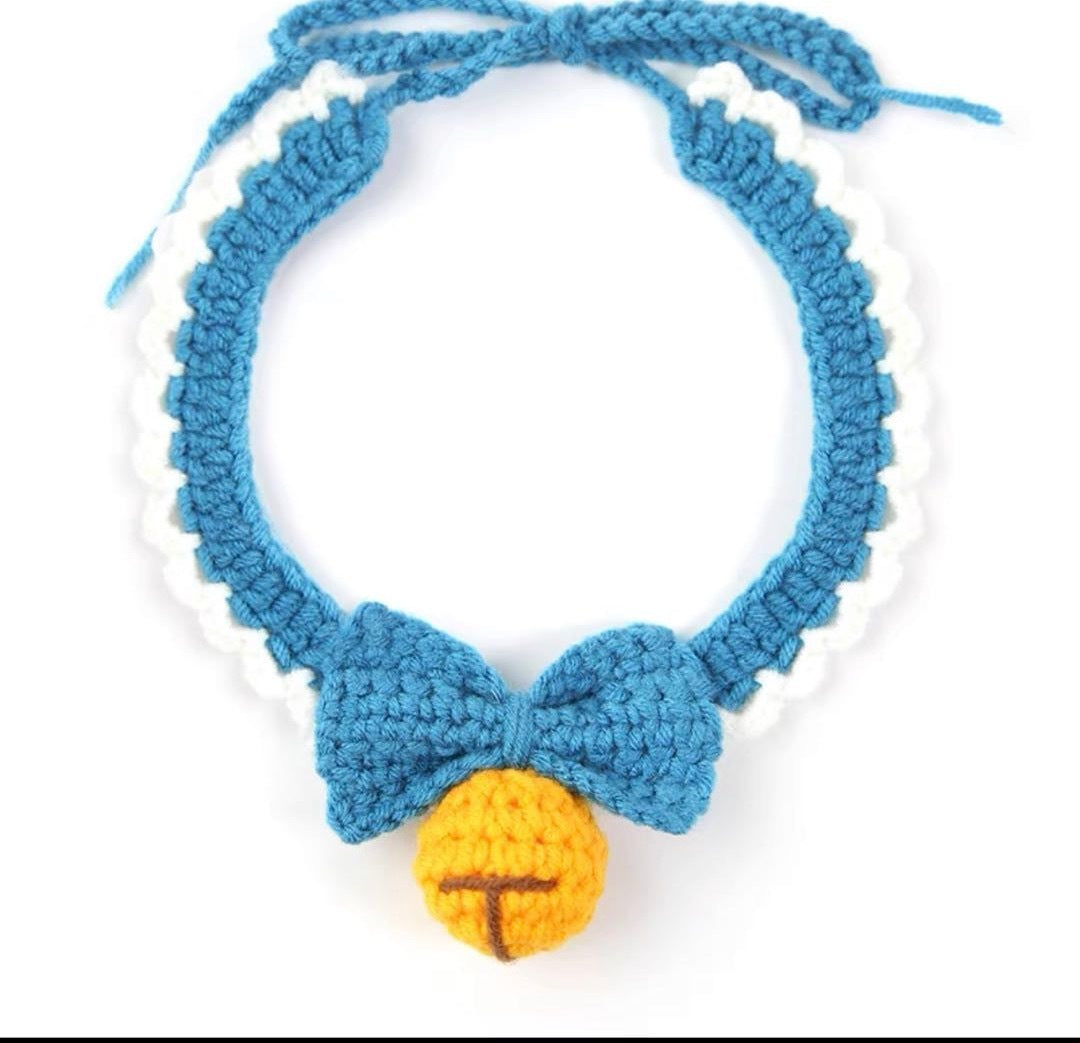 Cozy Knitted Pet Collar