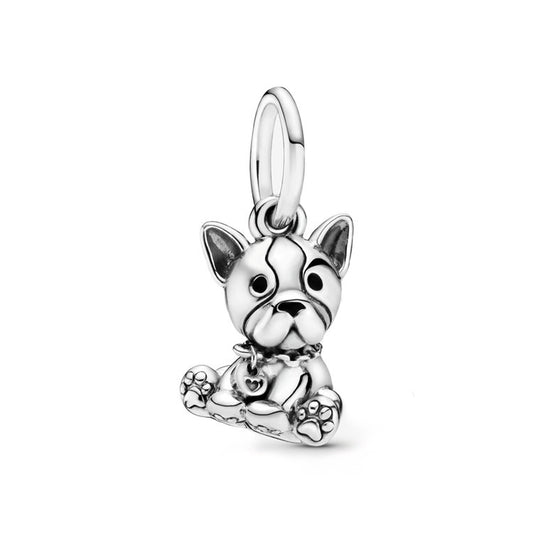 Dog Pendant 925 Silver DIY Labrador Dog Pendant Singapore Cartoon Dog Pug Bracelet Accessories - Fur Retreat