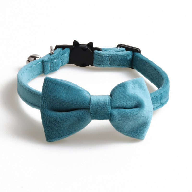 Velvet Pet Collars Bowknot Dog Collars - Fur Retreat