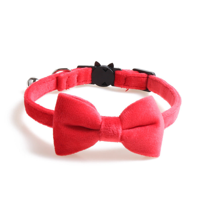 Velvet Pet Collars Bowknot Dog Collars - Fur Retreat