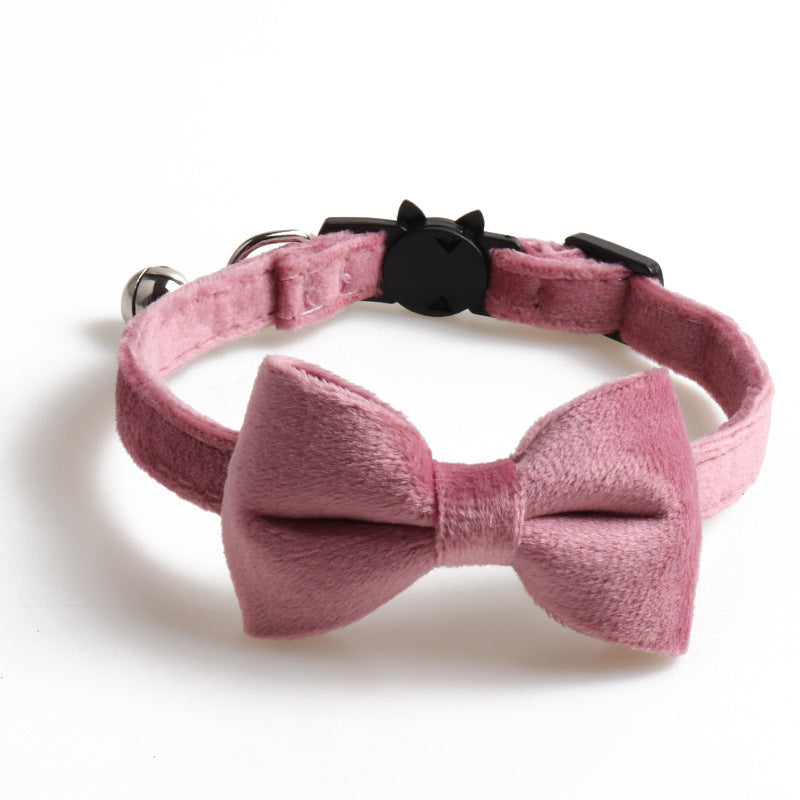Velvet Pet Collars Bowknot Dog Collars - Fur Retreat