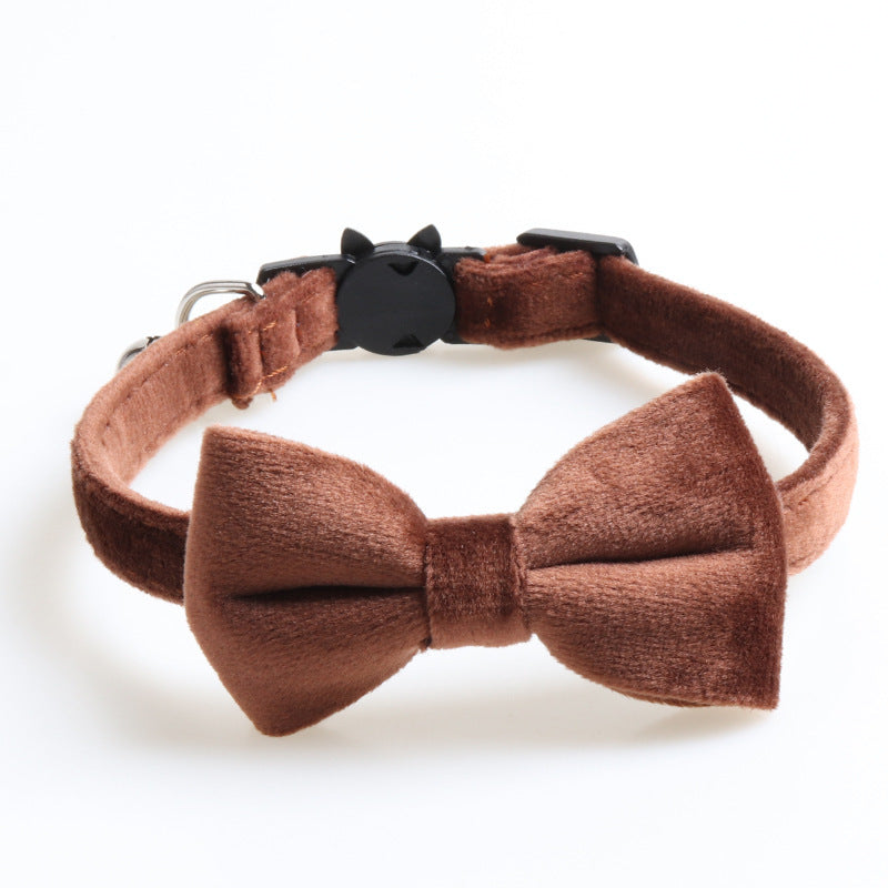 Velvet Pet Collars Bowknot Dog Collars - Fur Retreat