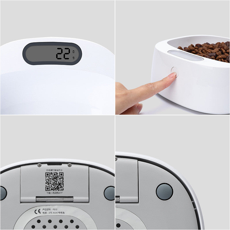 Pet weighing dog food bowl - Fur Retreat