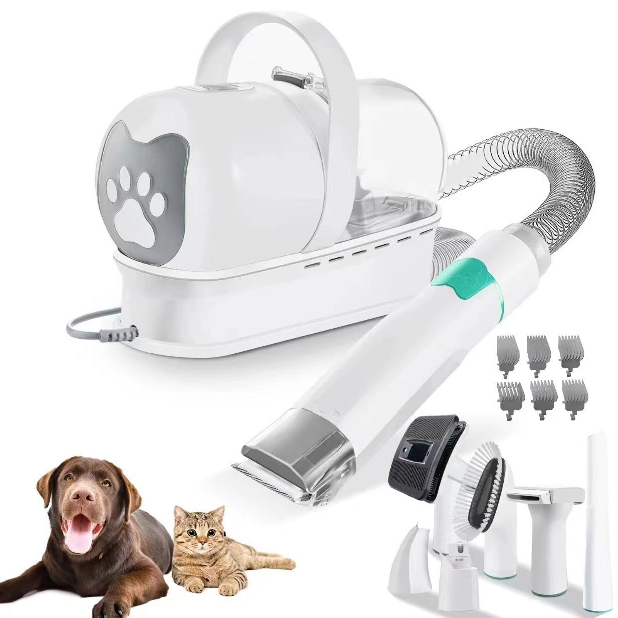 7-in-1 Pet Grooming Vacuum Kit
