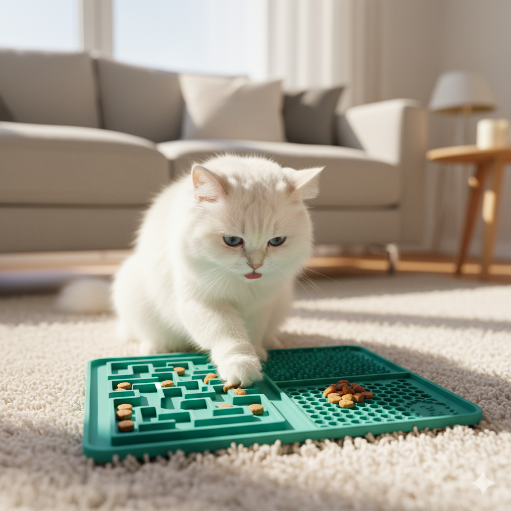 Dog Lick Mat - Slow Feeder with Suction Cup | BPA-Free Silicone Licking Pad for Anxiety Relief & Mental Stimulation - Fur Retreat