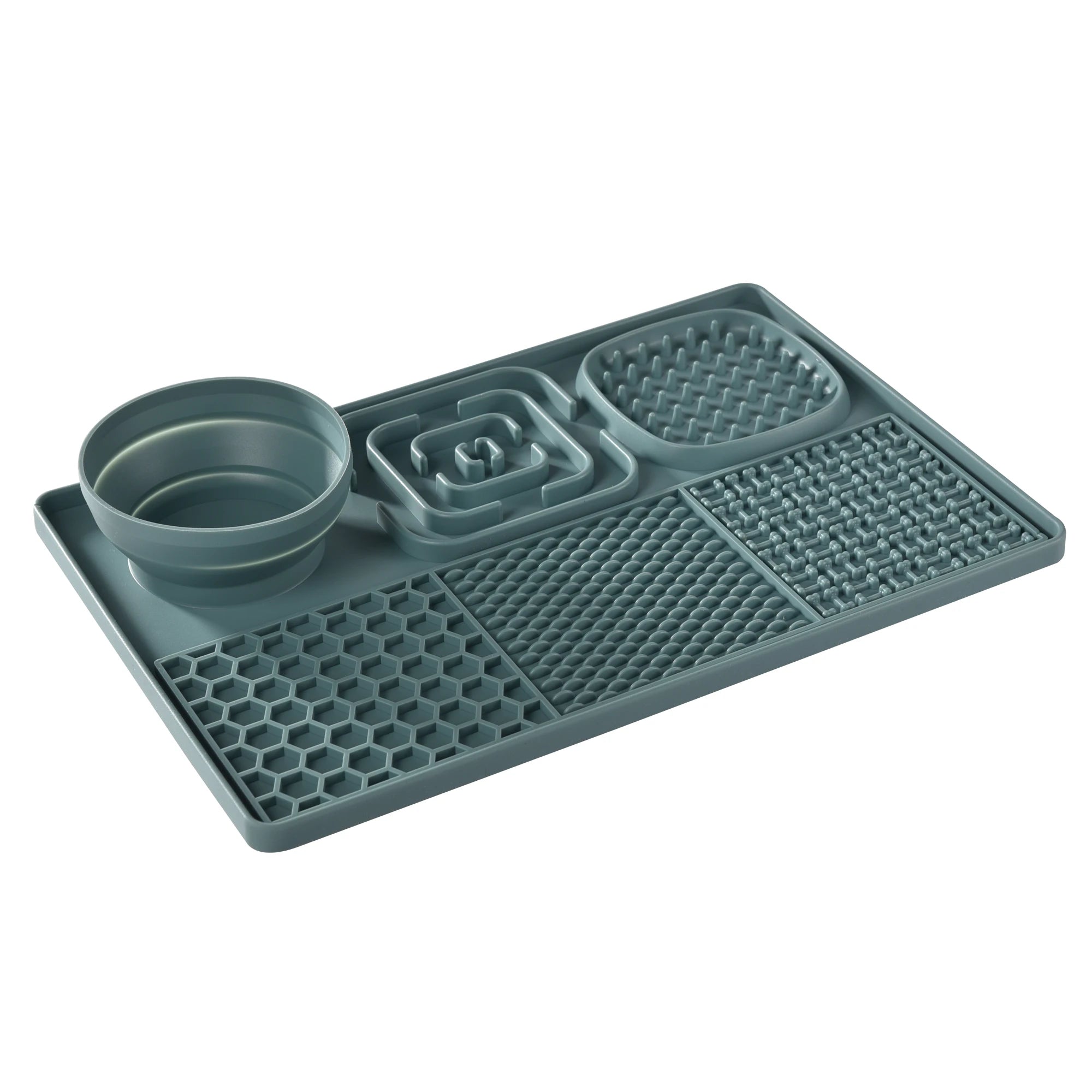 Dog Lick Mat - Slow Feeder with Suction Cup | BPA-Free Silicone Licking Pad for Anxiety Relief & Mental Stimulation - Fur Retreat
