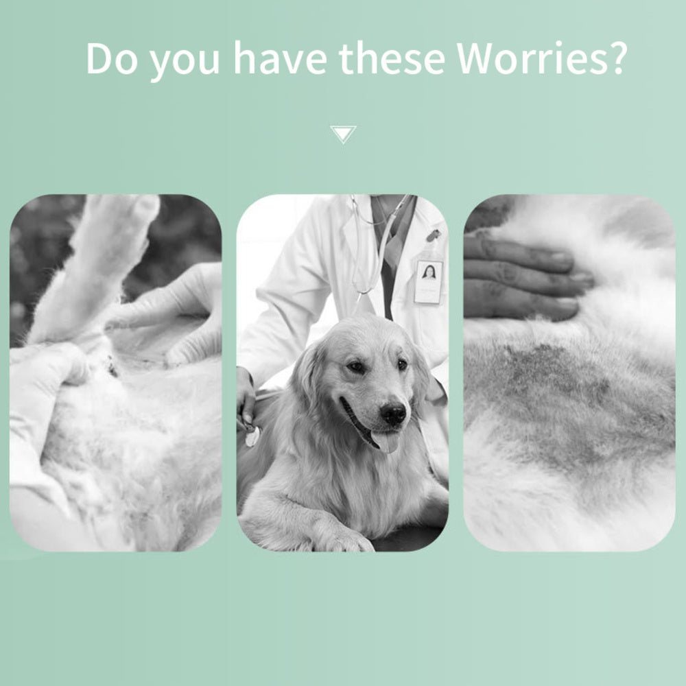 Pet Dog Repellent Collar, Cat Anti-flea Collar, Anti-lice External Neck Collar, Pet Flea Collar, Pet Supplies For Going Out Adjustable Dog Calming Collars - Fur Retreat