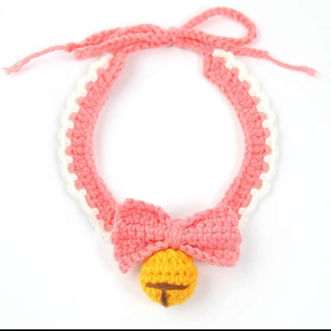 Cozy Knitted Pet Collar