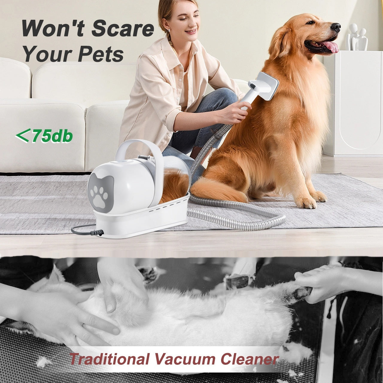 7-in-1 Pet Grooming Vacuum Kit