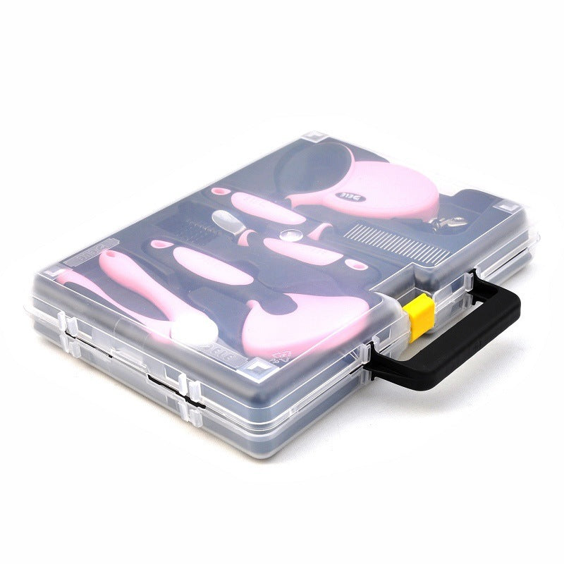 2-in-1 Pet Traction Rope Grooming Kit