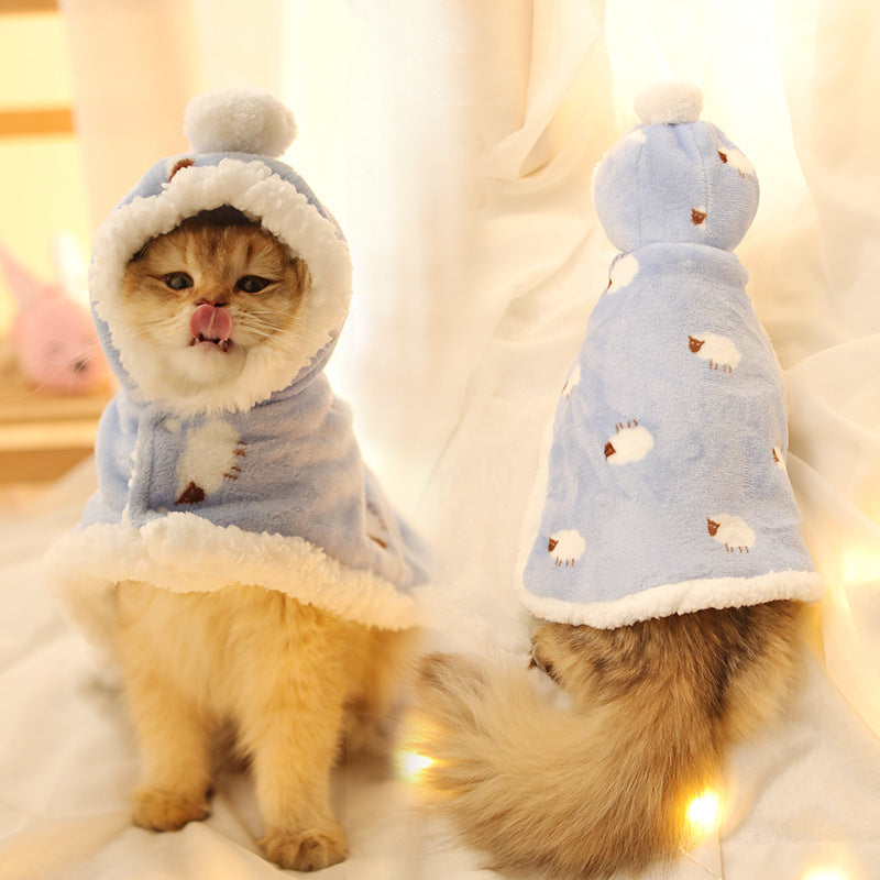 Warm Nightgown Cat Transforms Into Winter Clothing - Fur Retreat