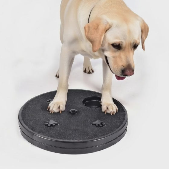 Stress-Free Dog Nail Scratch Board | Wooden Filing Pad with Treat Reward Drawer | Anxiety-Free Grooming Alternative